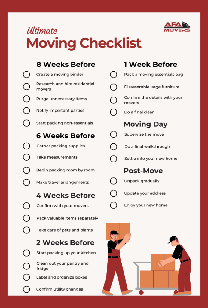 The Ultimate Moving Checklist To Simplify Your Move